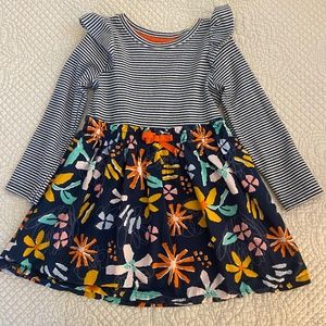 Cat & Jack striped and floral dress, size 3T